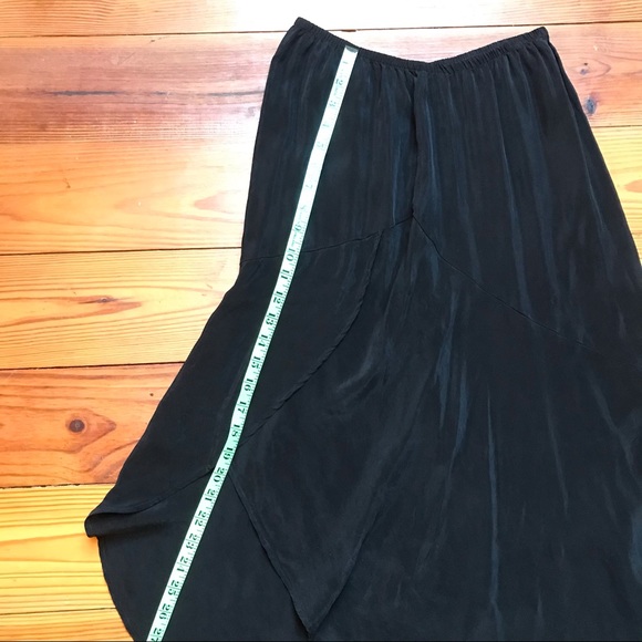EcoSkin Black Asymmetrical Skirt, EUC, S - Picture 8 of 13